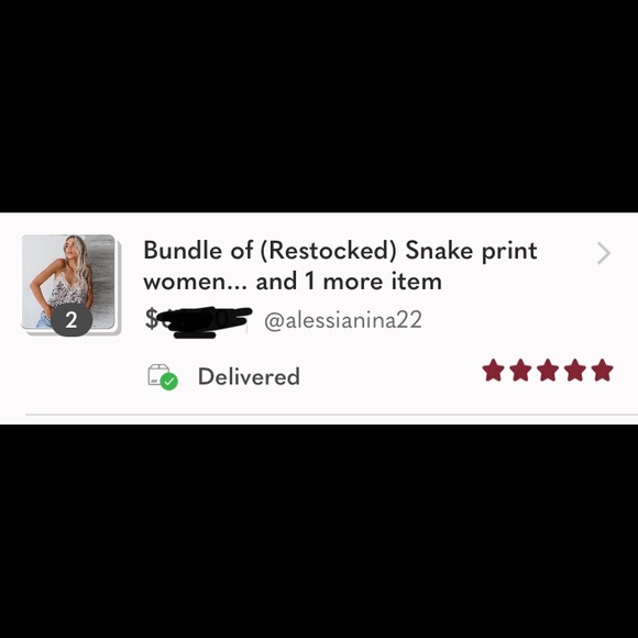 (Last 1) Snake print women’s lace cami top - Picture 9 of 11